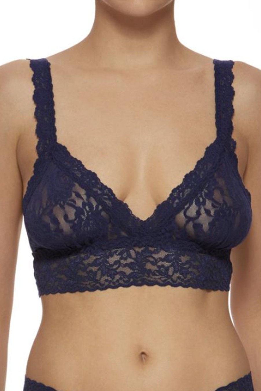 Clothing Hanky Panky | Signature Lace Crossover Bralette - Navy