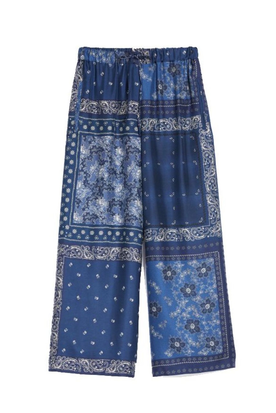 Clothing Weekend MaxMara | Pomez Pure Silk Trousers - Ultramarine