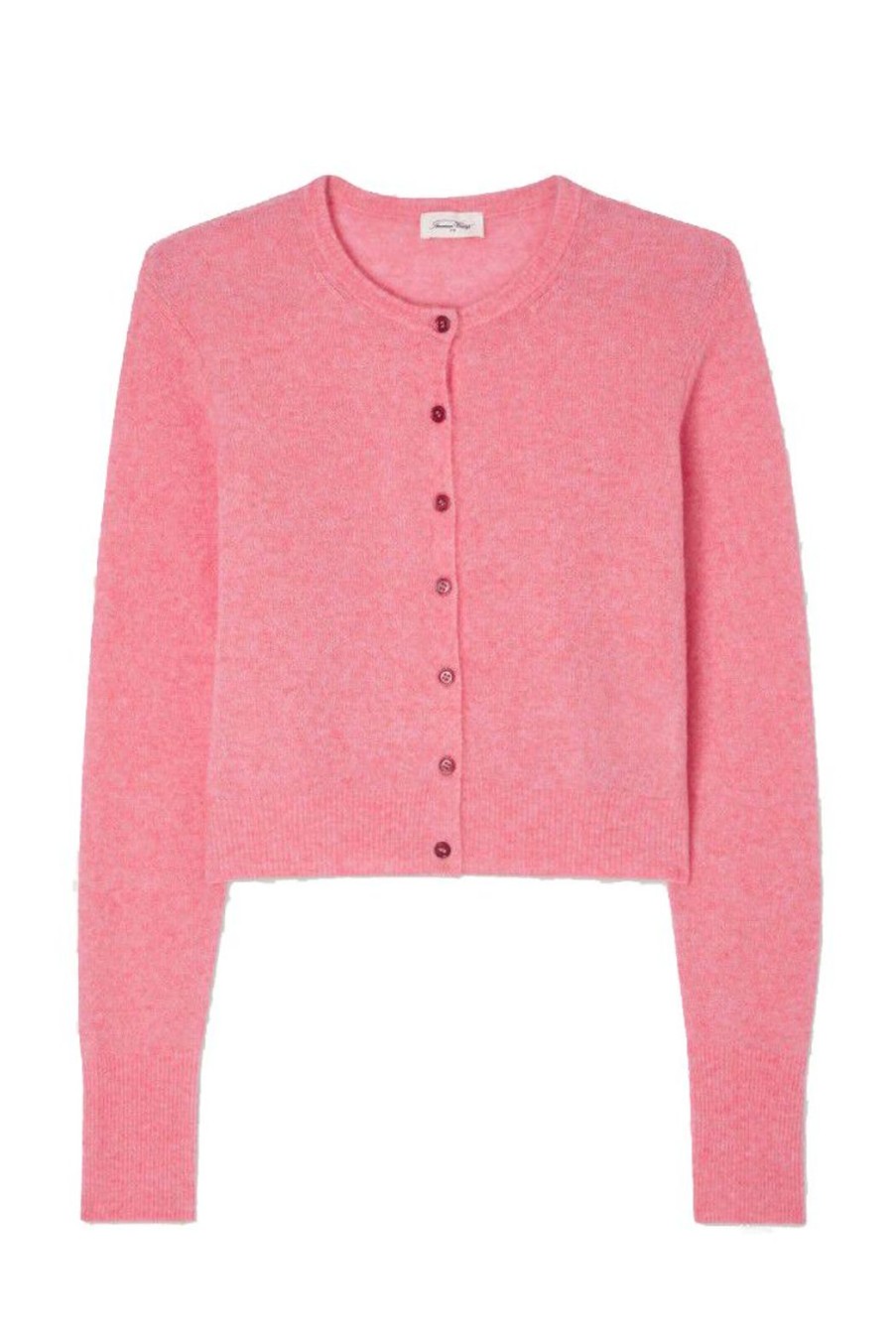 Clothing American Vintage | Razpark Cardigan - Candy Pink Melange