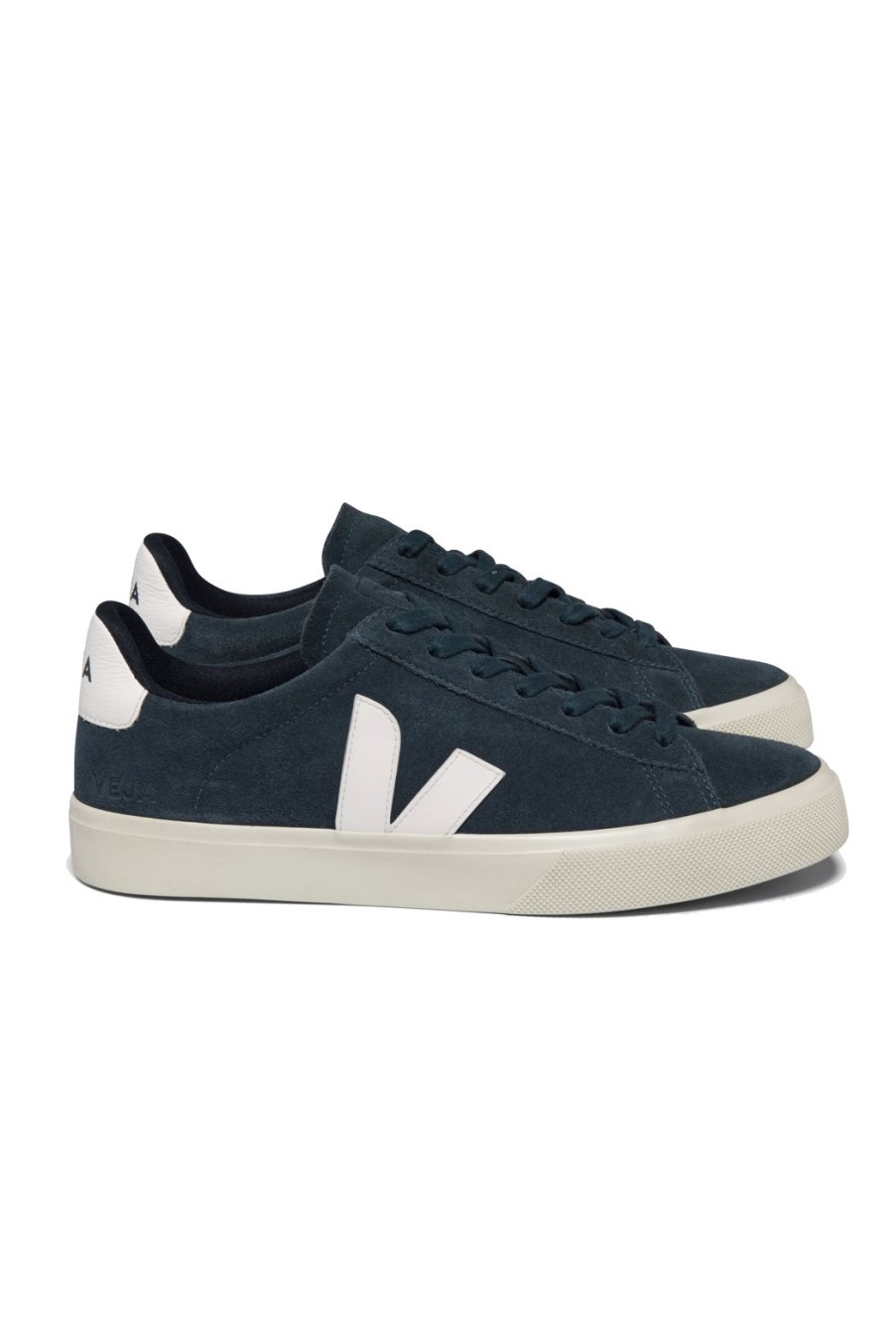 Shoes Veja | Campo Suede Trainers - Nautico White