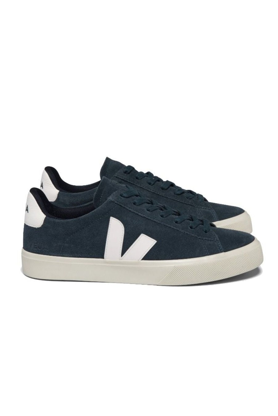 Shoes Veja | Campo Suede Trainers - Nautico White