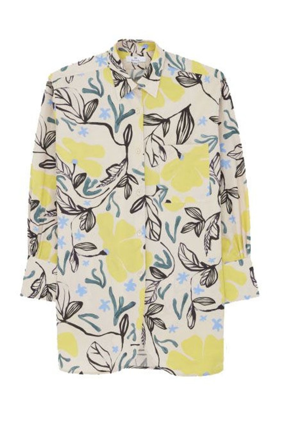 Clothing Paul Smith | Sea Floral Print Shirt - Yellow