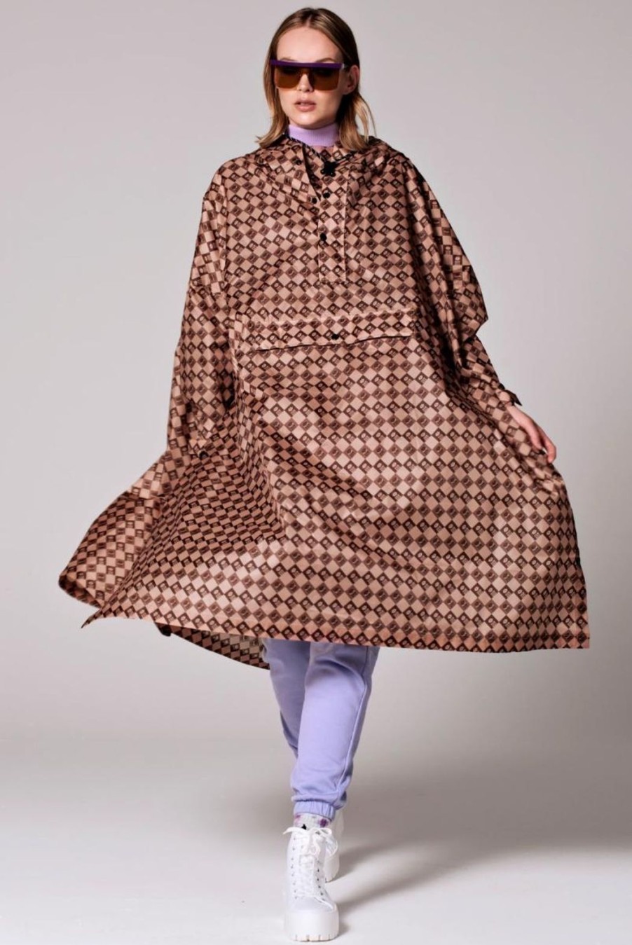 Clothing Rainkiss | Rain Poncho - Damier