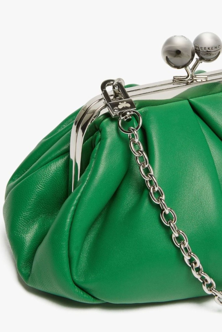 Lifestyle Weekend MaxMara | Prati Small Nappa Leather Pasticcino Bag - Green