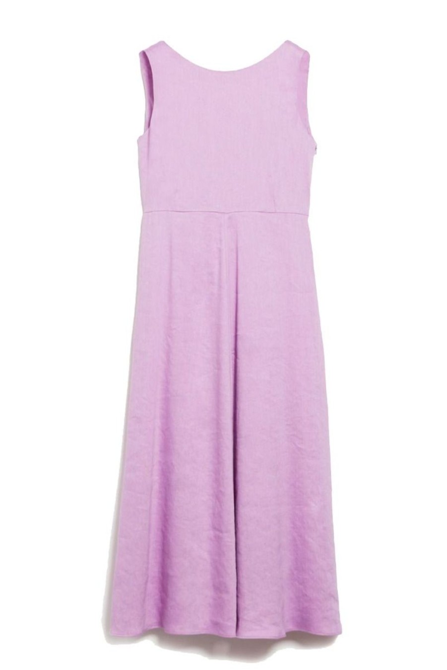 Clothing Weekend MaxMara | Scafati Linen & Viscose Dress - Lilac