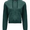 Clothing Juicy Couture | Robertson Classic Velour Hoodie - Rain Forest