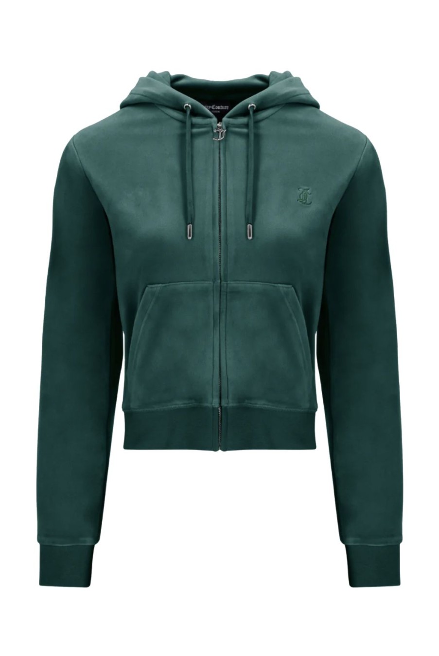 Clothing Juicy Couture | Robertson Classic Velour Hoodie - Rain Forest