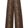 Clothing Juicy Couture | Bexley Classic Velour Wide Leg Bottoms - Leopard