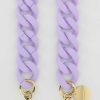 Accessories La Coque Française | Alice Chain 120Cm Resin Gold Carabiners - Matte Pastel Lilac