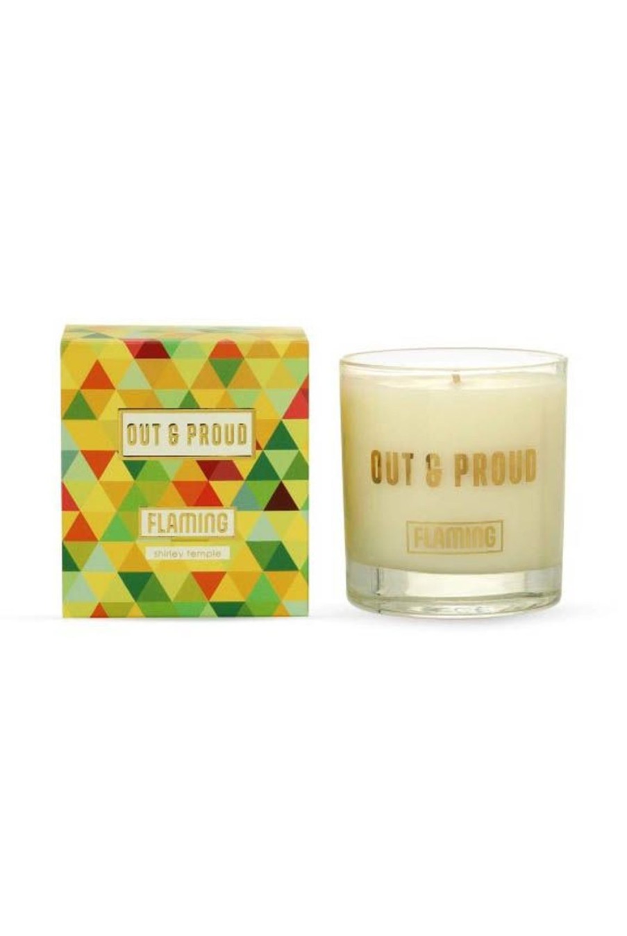 Lifestyle Flaming Candles | Out And Proud Candle - Shirley Temple