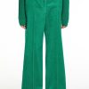 Clothing Weekend MaxMara | Tania Corduroy Trousers - Emerald