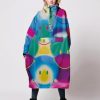 Clothing Rainkiss | Rain Poncho - Rainbow Art X Smiley