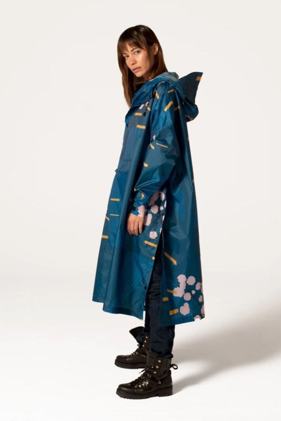 Clothing Rainkiss | Rain Poncho - Japanese Blossom