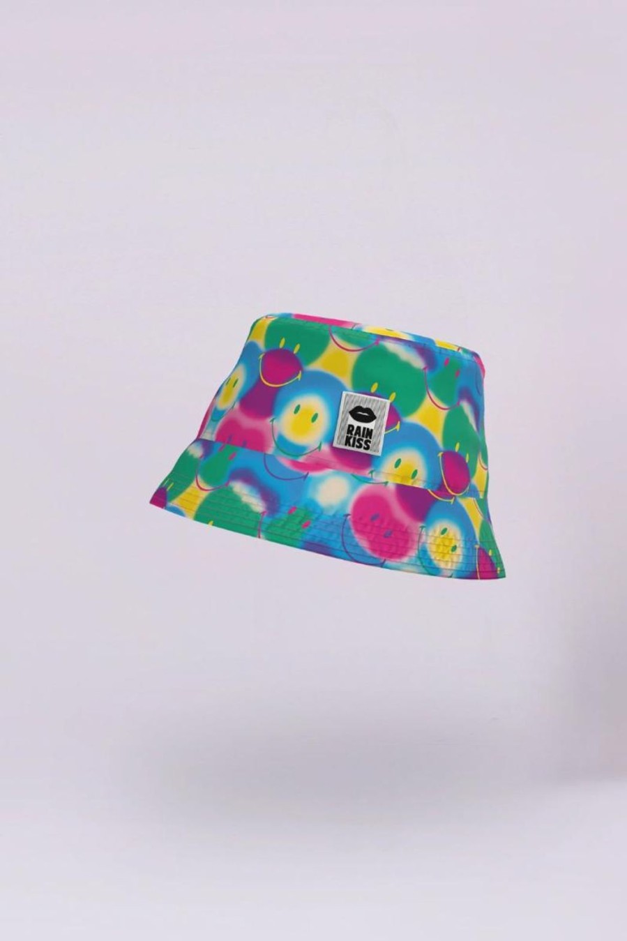 Clothing Rainkiss | Rainbow Art X Smiley Bucket Hat