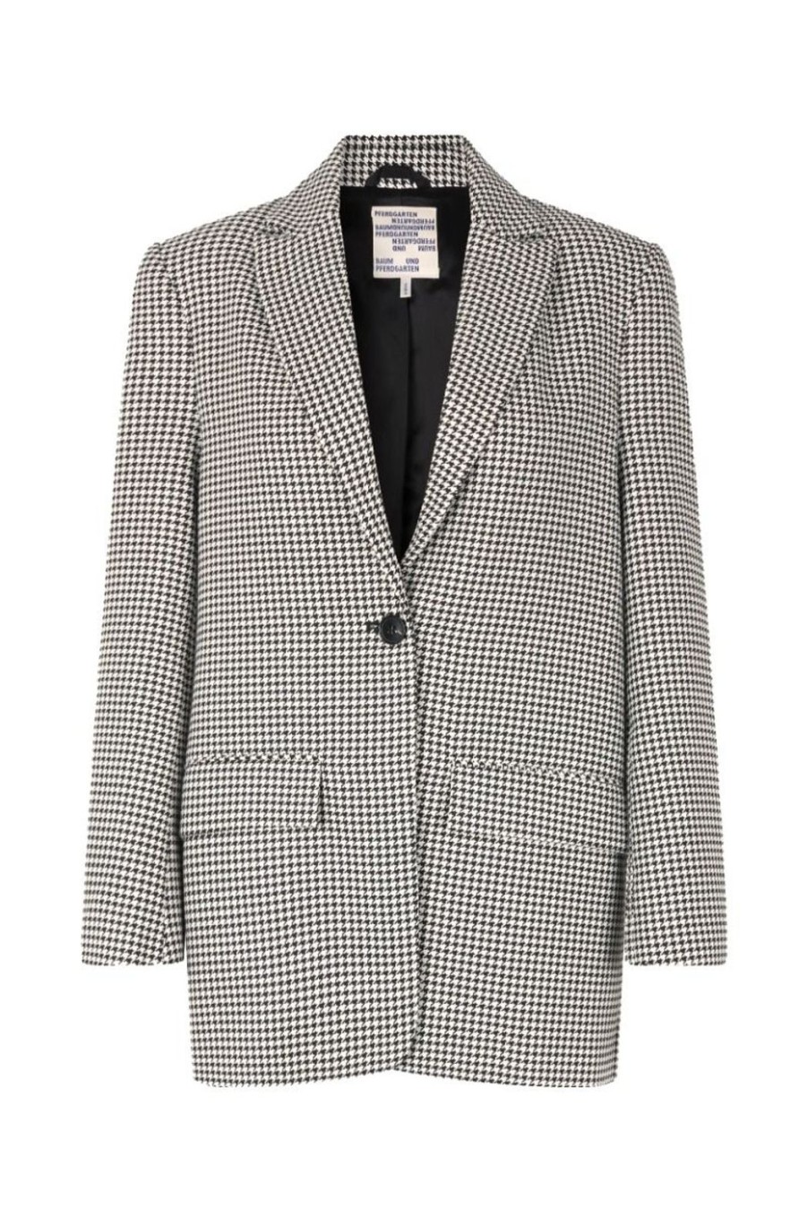 Clothing Baum Und Pferdgarten | Balca Blazer - Petit Black White Check