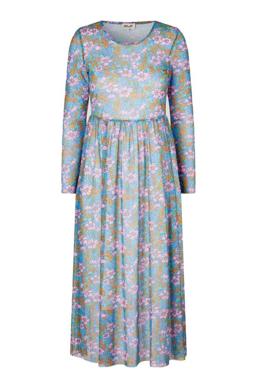 Clothing Baum Und Pferdgarten | Junia Dress - Blue Flowerscape