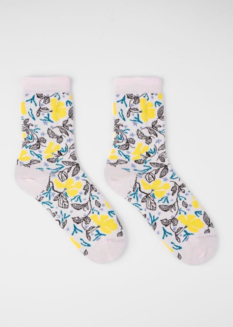 Accessories Paul Smith | Sea Floral Socks - Yellow