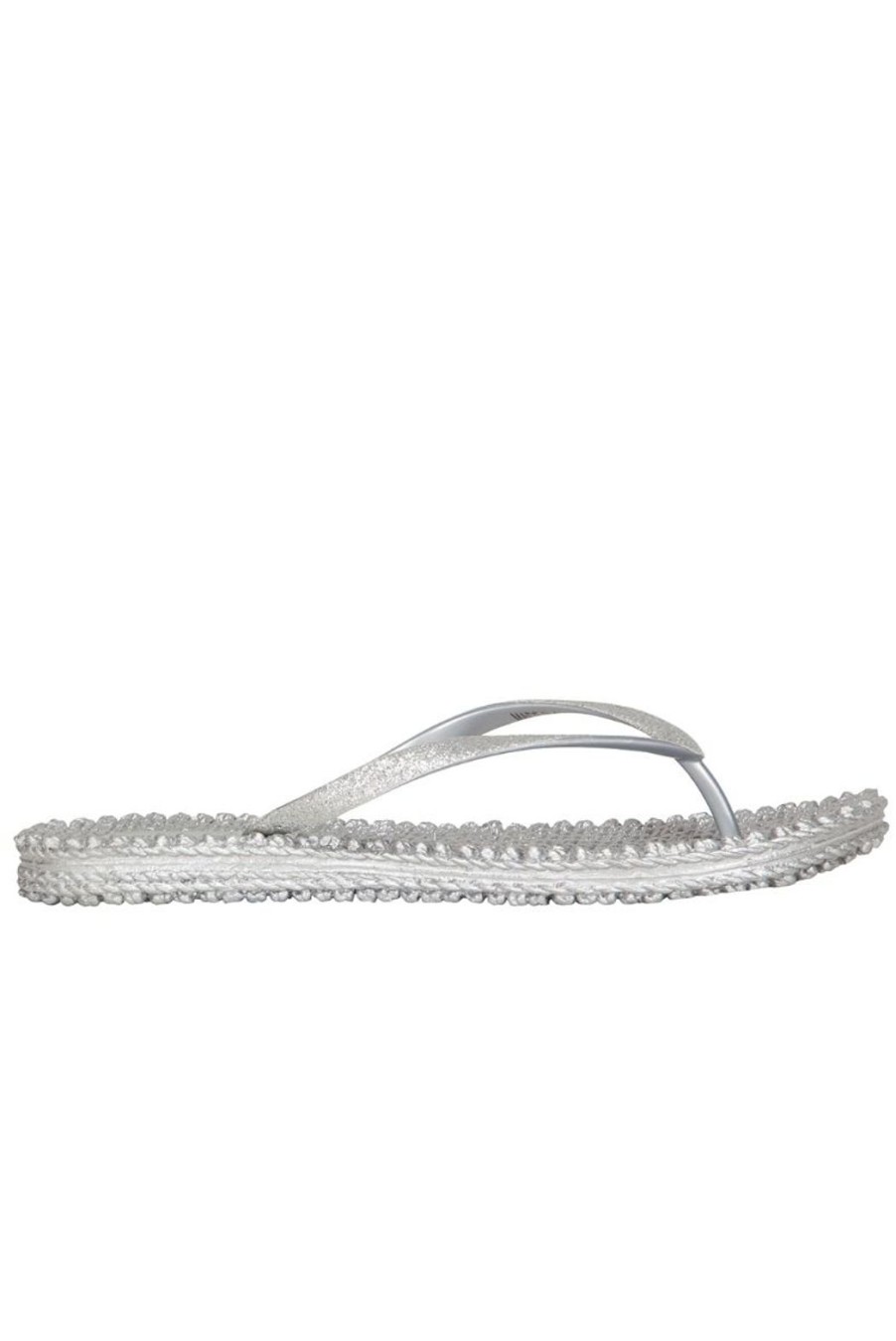 Clothing Ilse Jacobsen | Cheerful Glitter Flip Flops - Silver