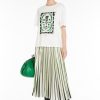 Clothing Weekend MaxMara | Paniere Pleated Skirt - Green