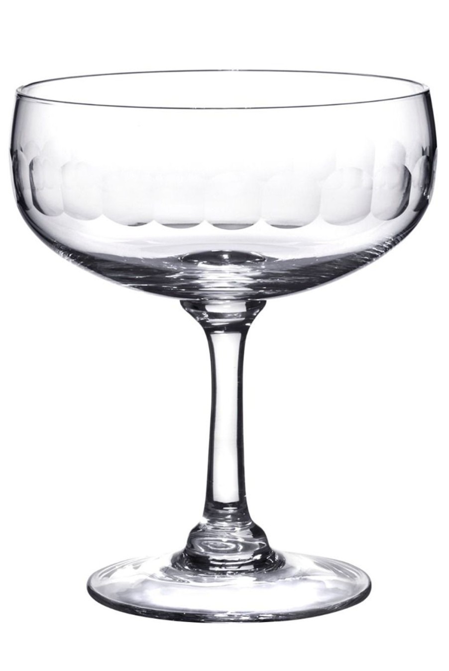 Lifestyle The Vintage List | A Set Of Four Crystal Cocktail Glasses - Lens Design