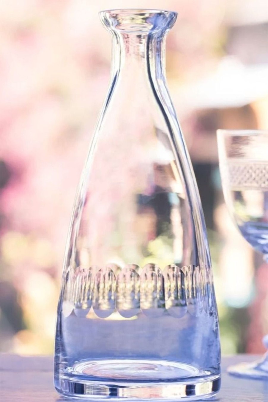 Lifestyle The Vintage List | Crystal Table Carafe - Lens Design