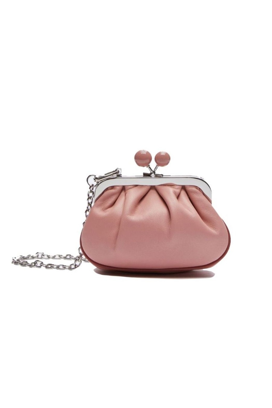 Lifestyle Weekend MaxMara | Medusa Extra Small Nappa Leather Pasticcino Bag - Antique Rose