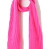 Accessories American Vintage | Vitow Scarf - Neon Pink Melange