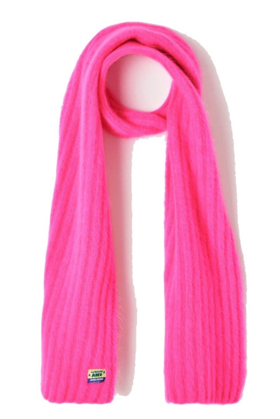 Accessories American Vintage | Vitow Scarf - Neon Pink Melange