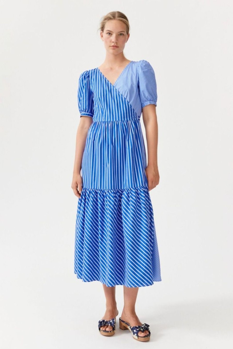 Clothing Baum Und Pferdgarten | Arelin Dress - Blue Heron Mix