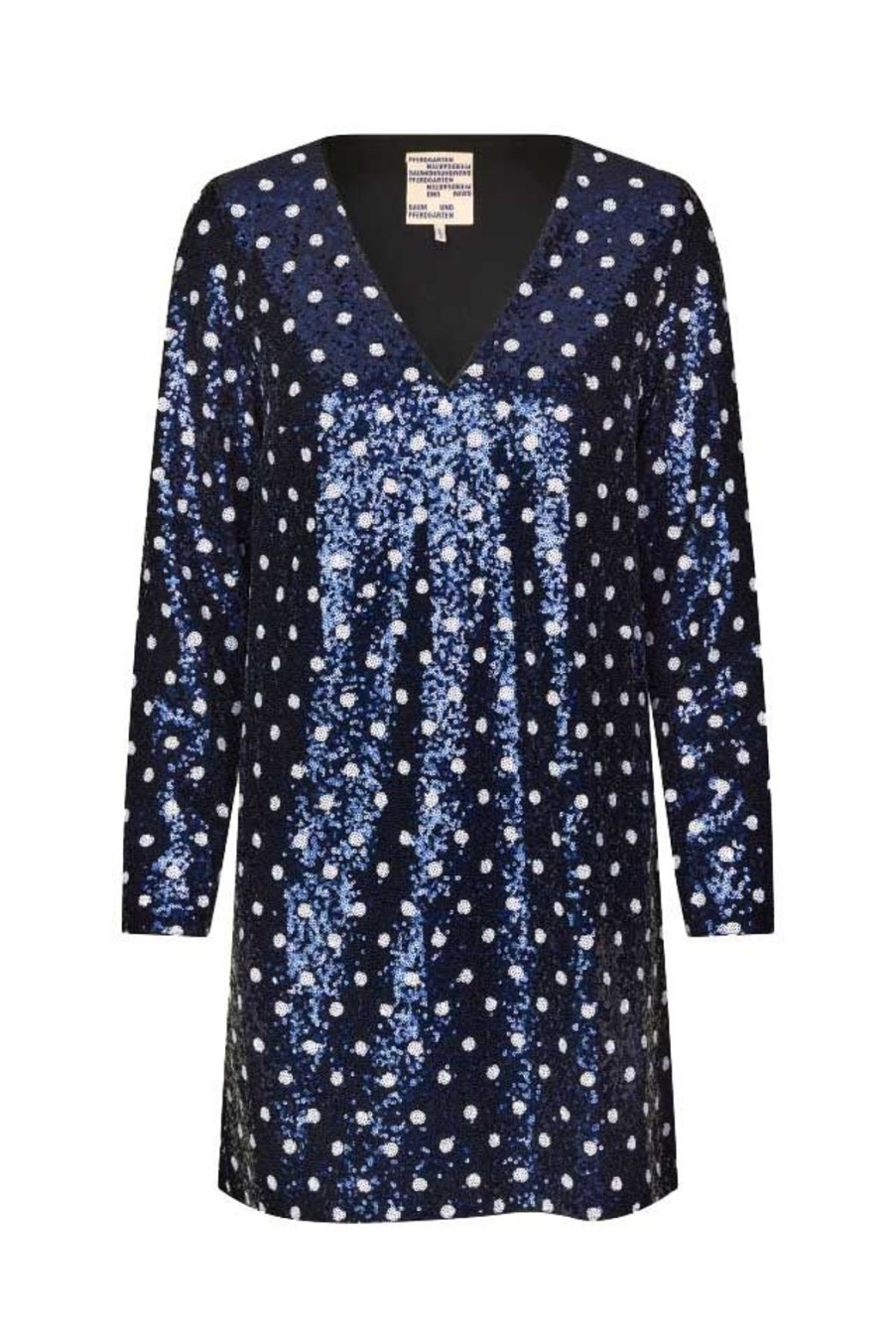 Party Wear Baum Und Pferdgarten | Javona Dress - Blue Dotted Sequin