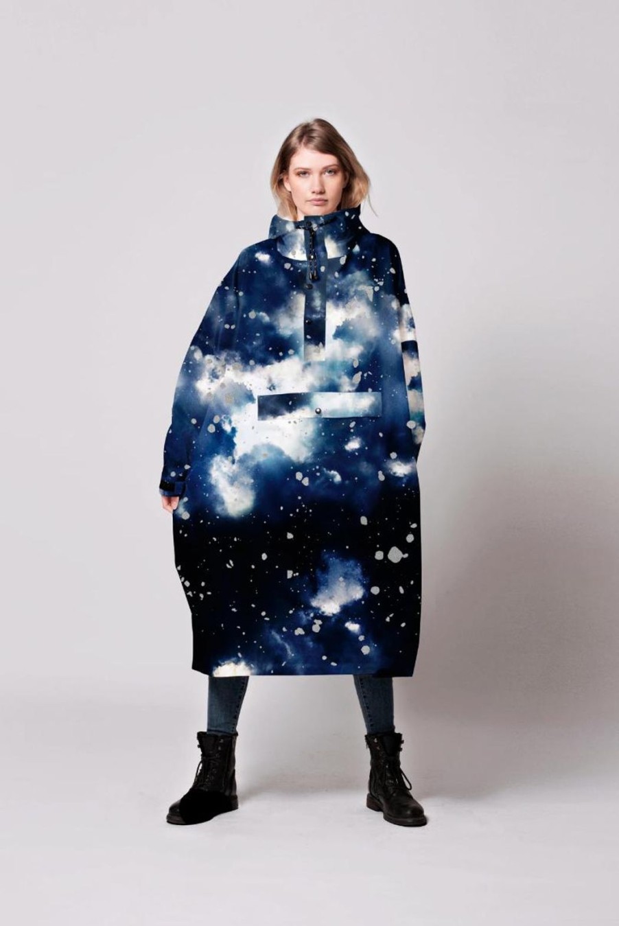 Clothing Rainkiss | Rain Poncho - Starry Night