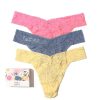 Accessories Hanky Panky | 3 Pack Signature Lace Original Rise Thong