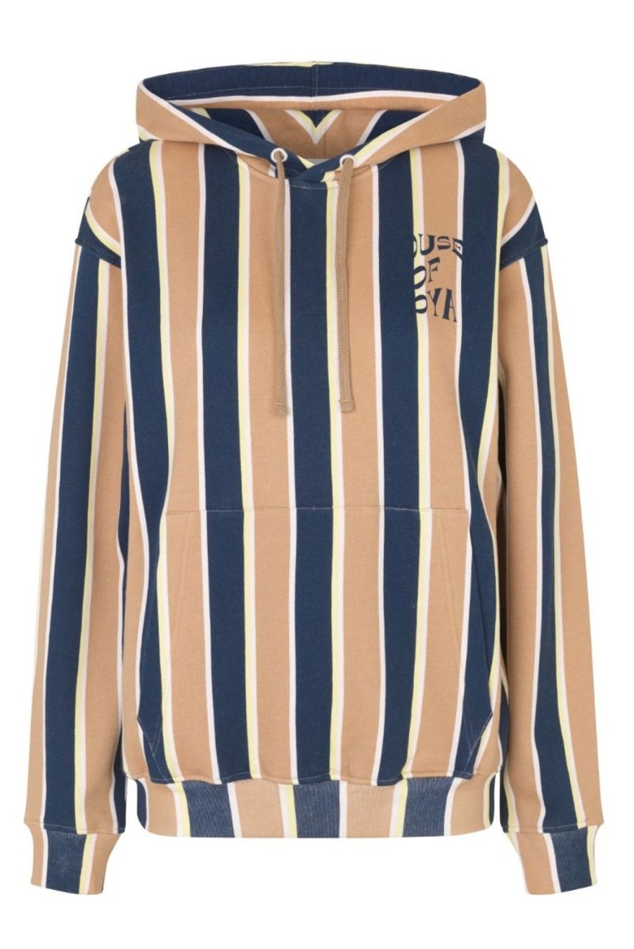 Clothing Stine Goya | Jamila Hoodie - Brown Stripes Responsible