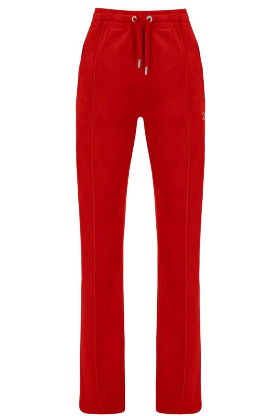 Clothing Juicy Couture | Tina Classic Velour Diamante Bottoms - Goji Berry