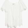 Clothing Weekend MaxMara | Verdier Cotton Broderie Anglaise Top - White