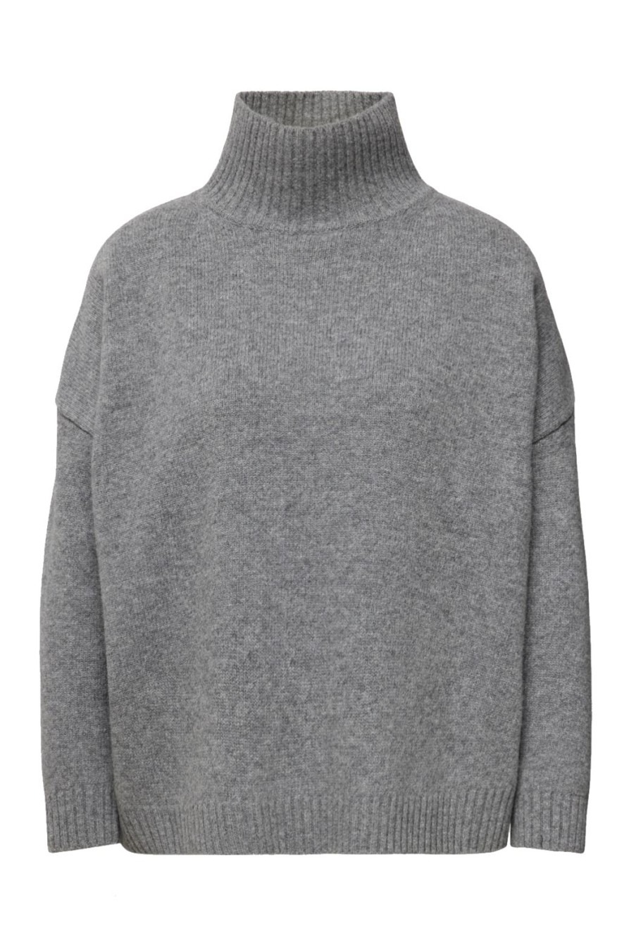 Clothing Weekend MaxMara | Benito Wool Yarn Sweater - Medium Grey