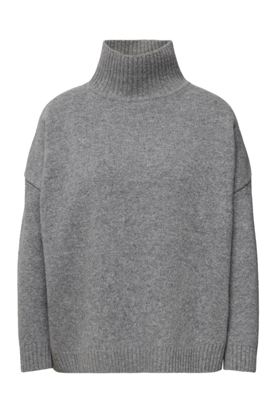 Clothing Weekend MaxMara | Benito Wool Yarn Sweater - Medium Grey