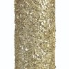 Lifestyle & Klevering | Large Glitter Pillar Candle - Gold