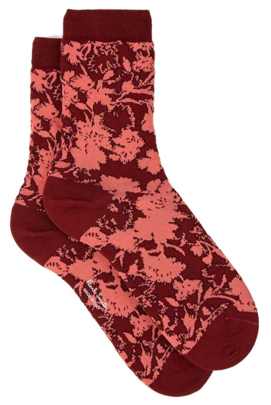 Accessories Paul Smith | Rave Floral Socks - Dark Red