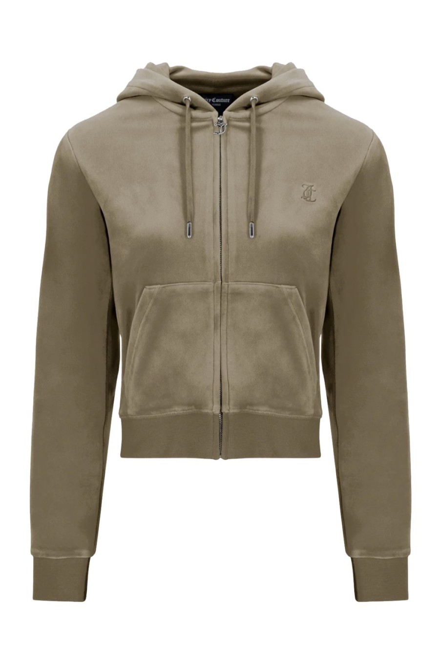 Clothing Juicy Couture | Robertson Classic Velour Hoodie - Vetiver