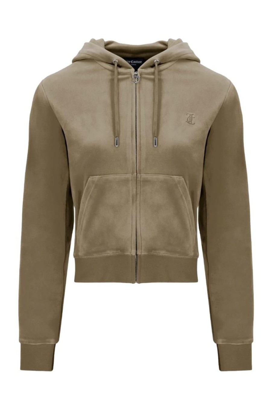 Clothing Juicy Couture | Robertson Classic Velour Hoodie - Vetiver