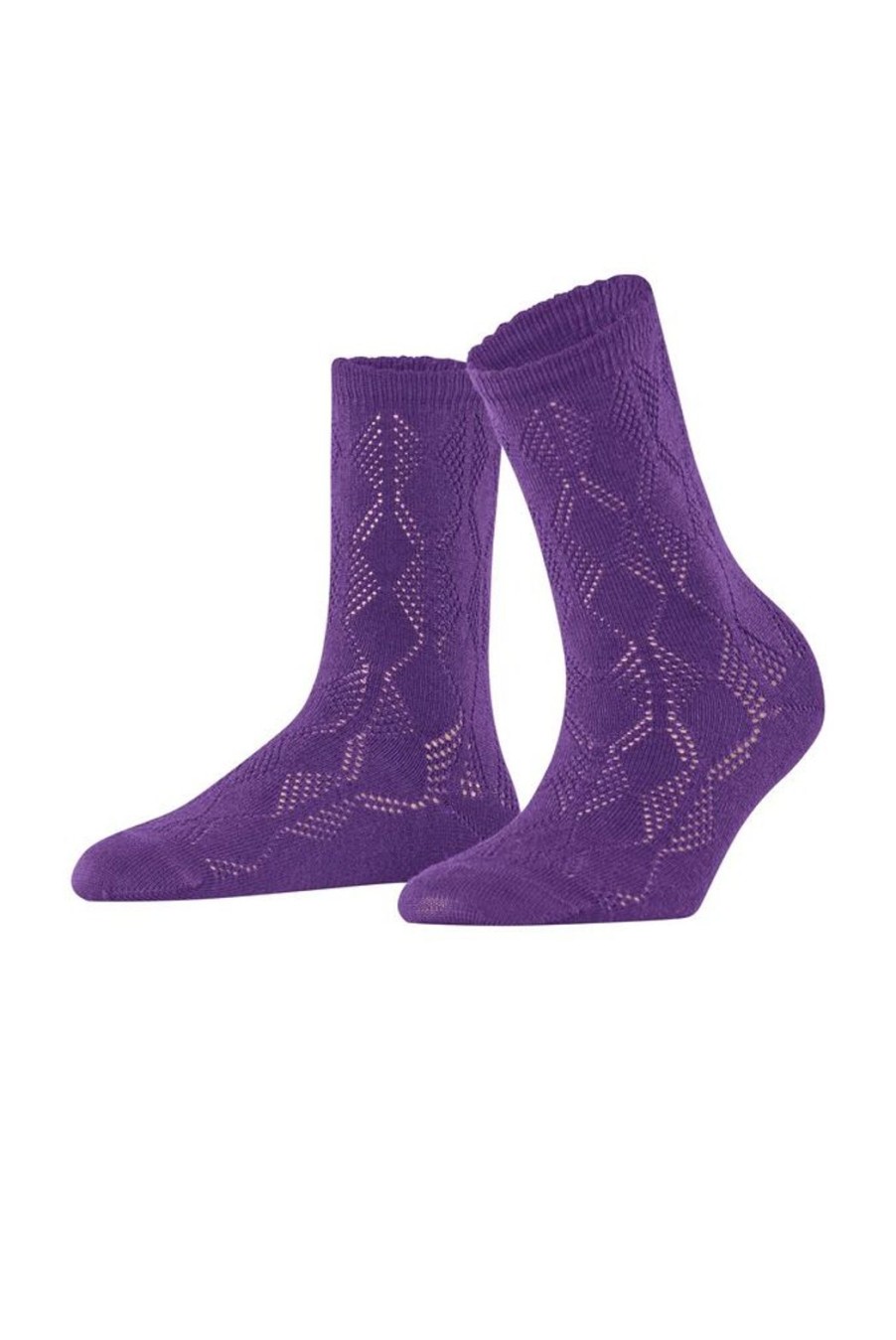 Accessories Falke | Argyle Vibe Socks - Petunia