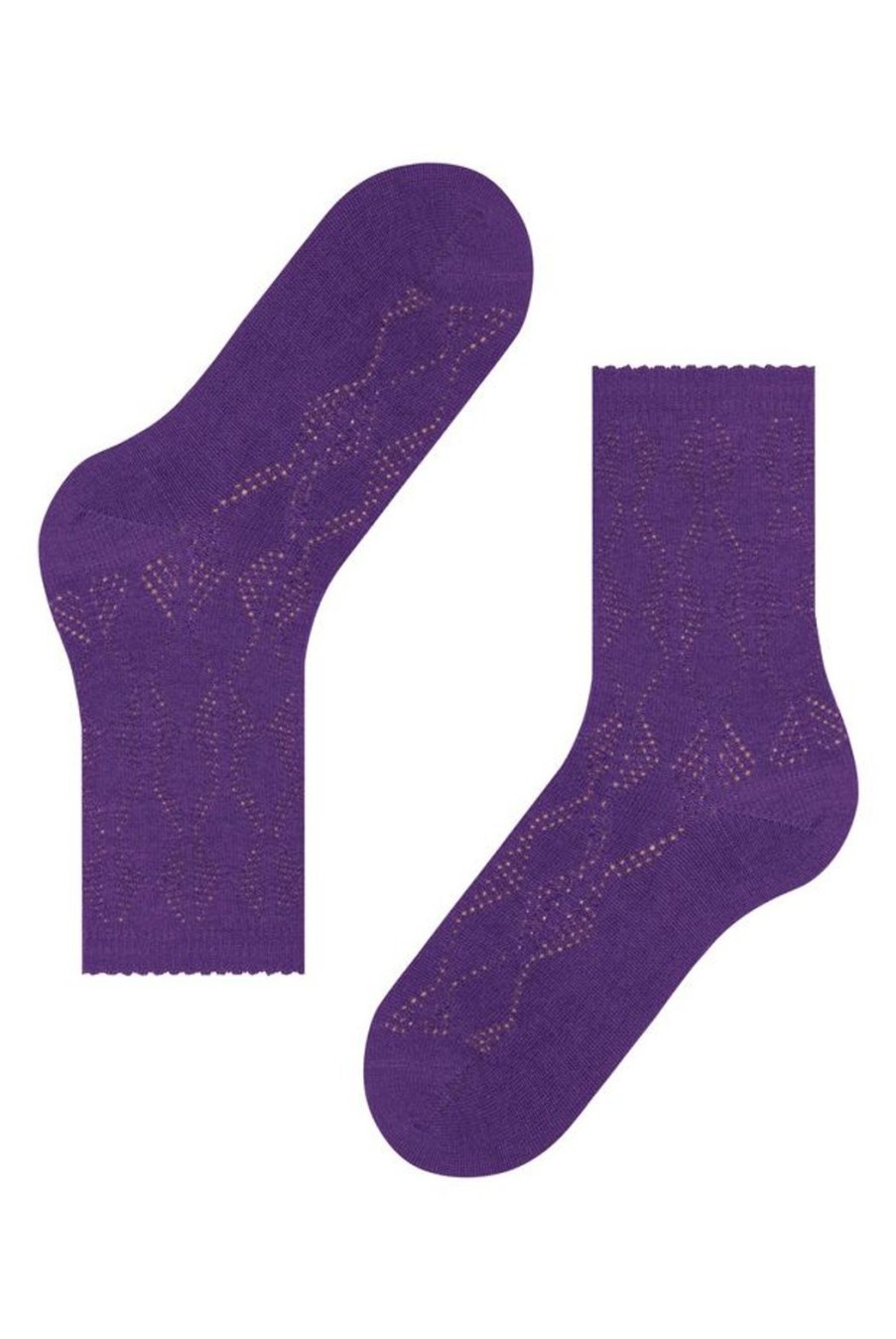 Accessories Falke | Argyle Vibe Socks - Petunia