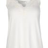 Clothing Rosemunde | Billie Strap Top With Lace - Ivory