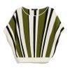 Clothing Weekend MaxMara | Spiga Pleated Top In Viscose Yarn - Green