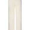 Clothing Juicy Couture | Penelope Rib Velour Wide Leg Bottoms - Sugar Swizzle