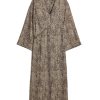 Party Wear By Malene Birger | Isetta Maxi Dress - Snake Jacquard