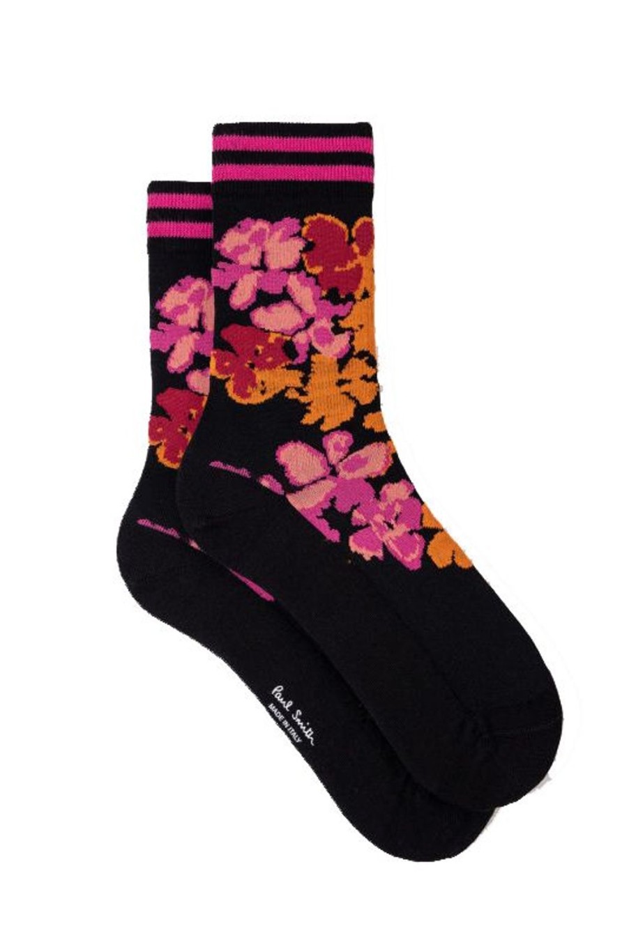 Accessories Paul Smith | Delia Floral Socks - Black & Pink