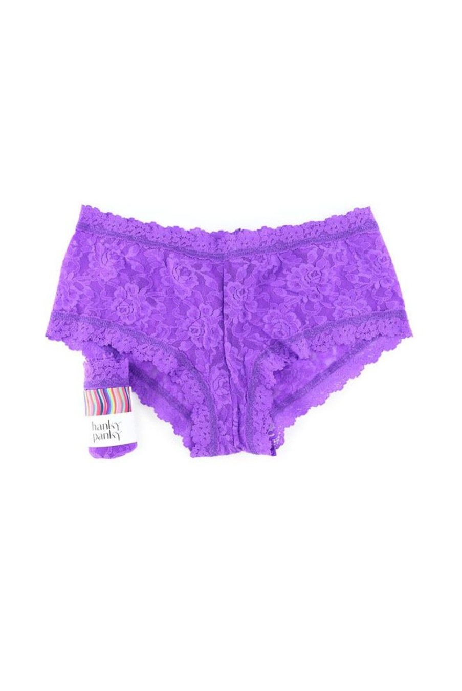 Clothing Hanky Panky | Signature Lace Boyshort - Vivid Violet Purple