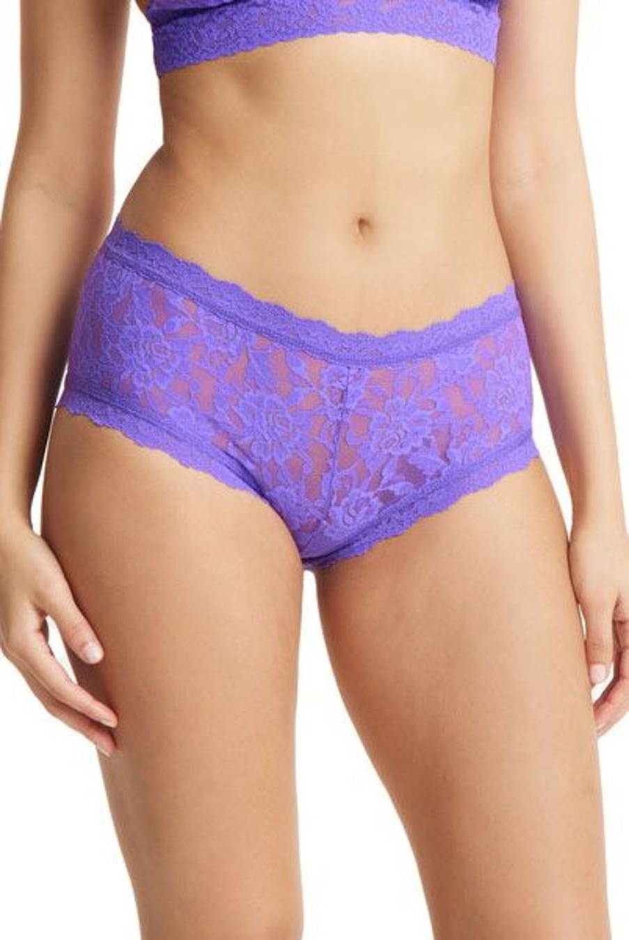 Clothing Hanky Panky | Signature Lace Boyshort - Vivid Violet Purple